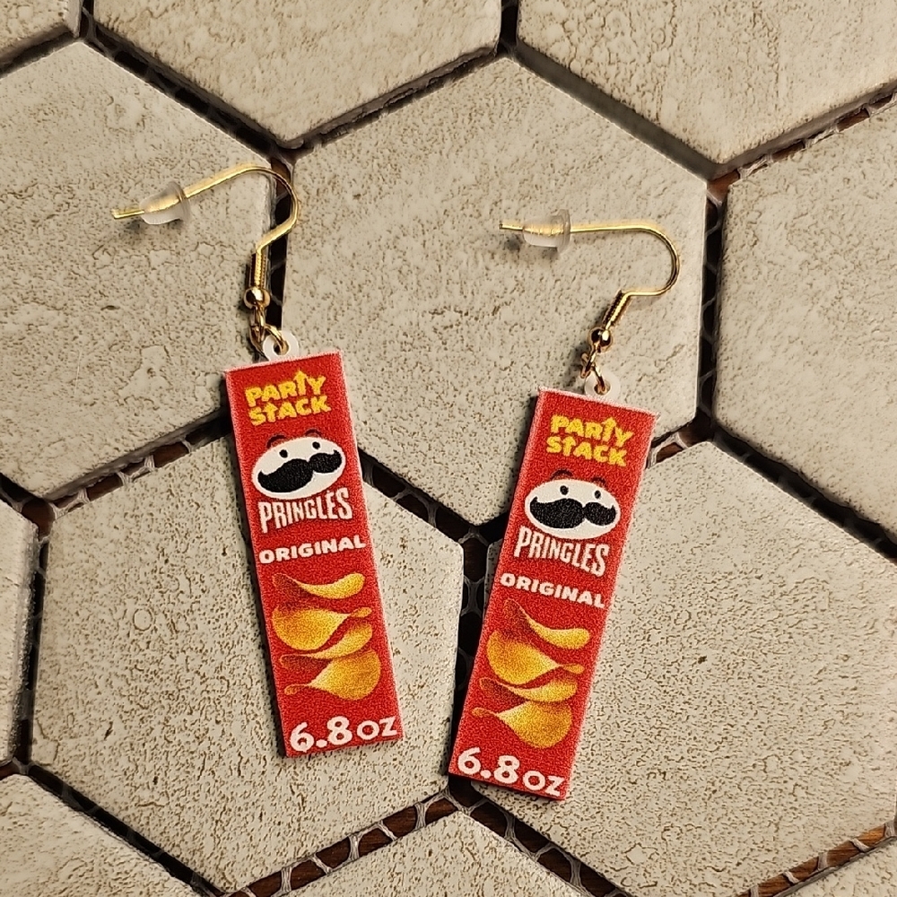 Pringles Party Stack Earrings
